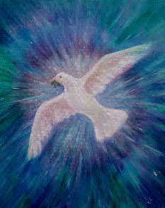 Goddess Sophia - dove of peace and wisdom