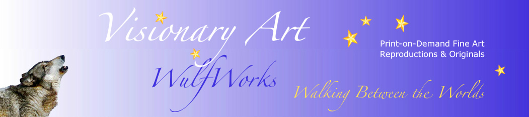 WulfWorks Visionary Art print-on-demand fine art